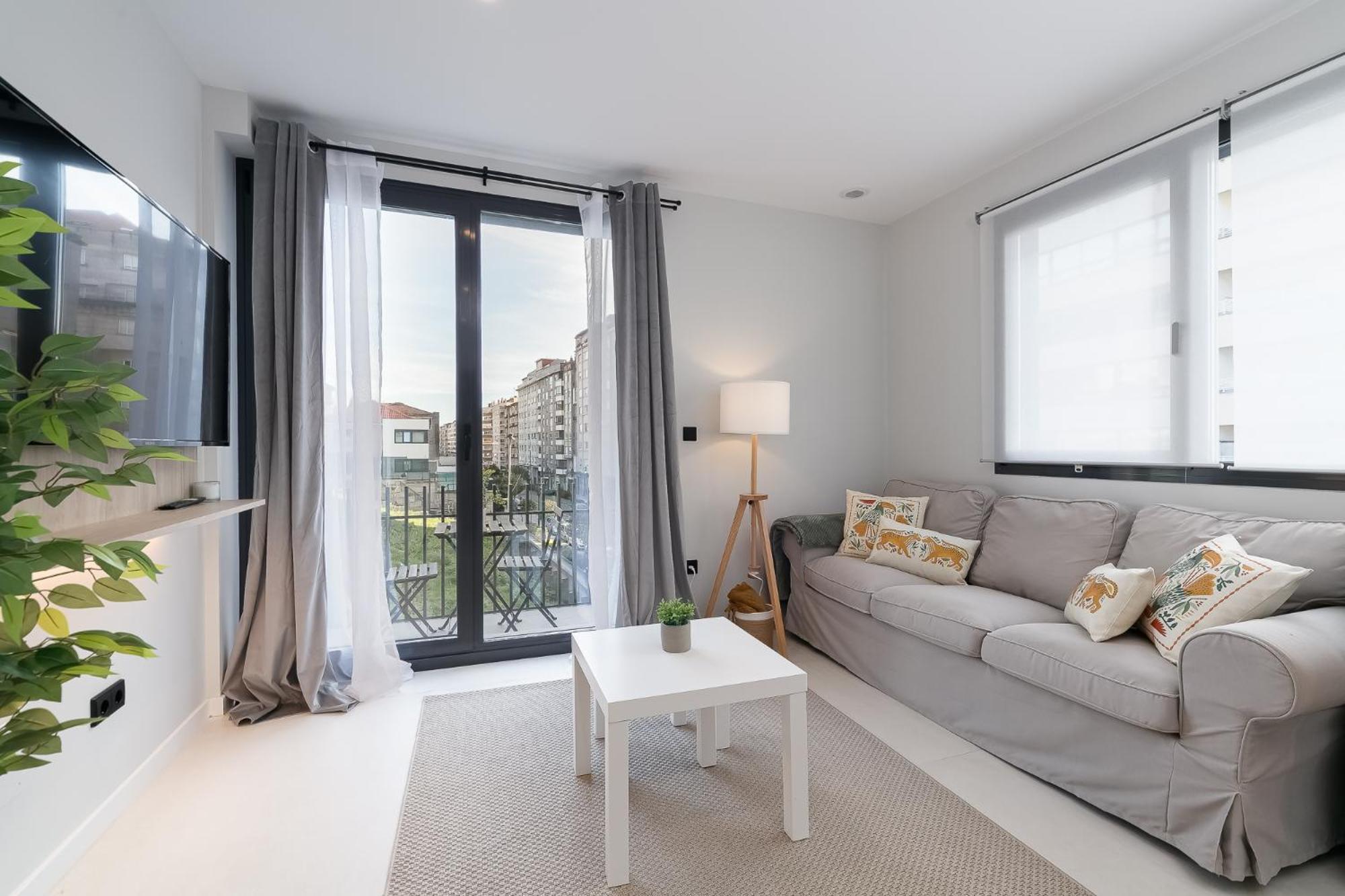 Elegante Y Luminoso En Vigo - Apto 6 By Cabana Rentals Luaran gambar